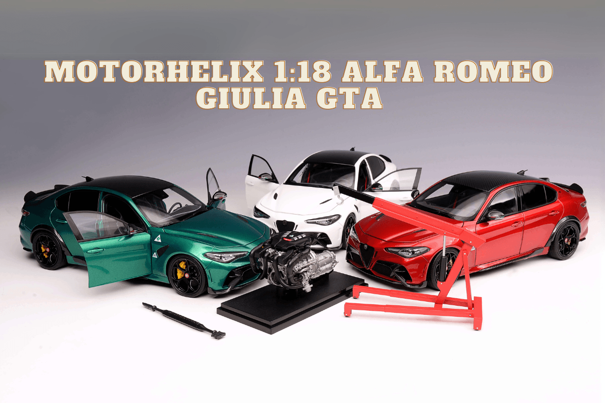 Sneak Peek! The MotorHelix 1:18 diecast Alfa Romeo Giulia GTA is Coming!