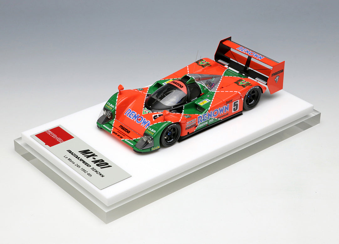 Make Up 1:43 Mazda MX-R01 "RENOWN" Le mans 24h 1992 No.5 4th