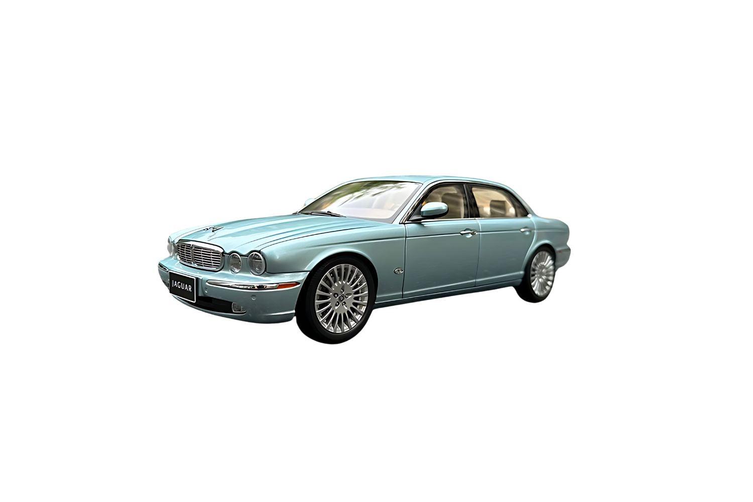 Almost Real 1:18 Jaguar XJ6（X350）Seafrost Blue - Diecast Car Factory