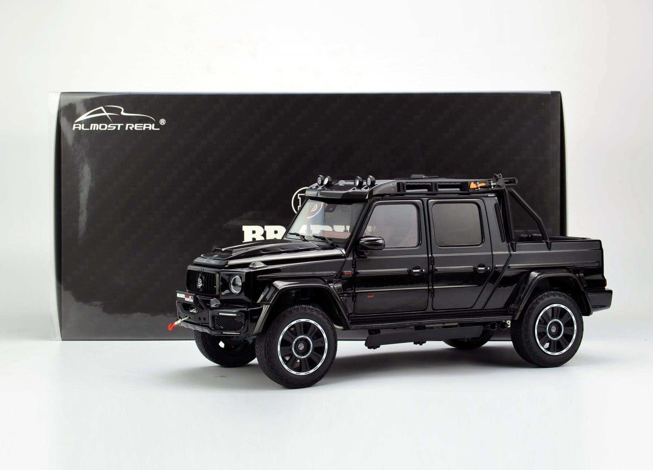 Almost Real 1:18 Brabus G 800 Adventure XLP 2020 Obsidian Black - Diecast Car Factory