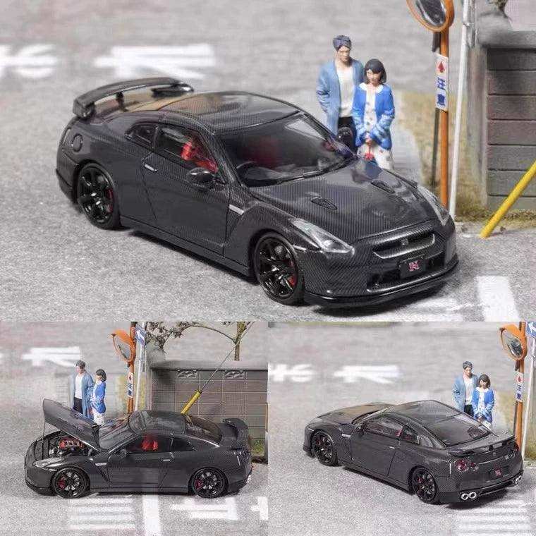 Focal Horizon 1:64 Nissan GTR R35 carbon fiber - Diecast Car Factory