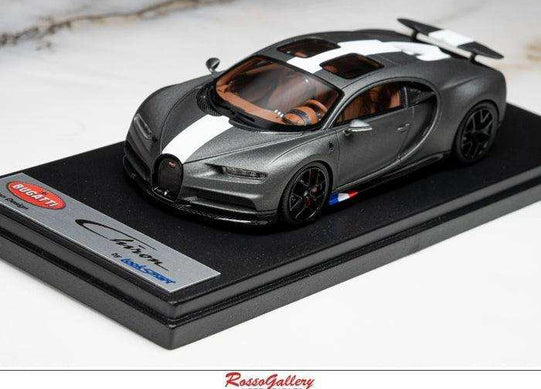 Looksamrt 1:43 Bugatti Chiron Sport Matte Gray - Diecast Car Factory