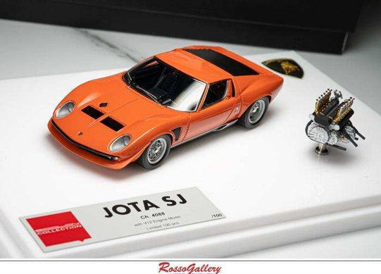 MAKE UP 1:43 Lamborghini MIURA with JOTA engine - Diecast Car Factory