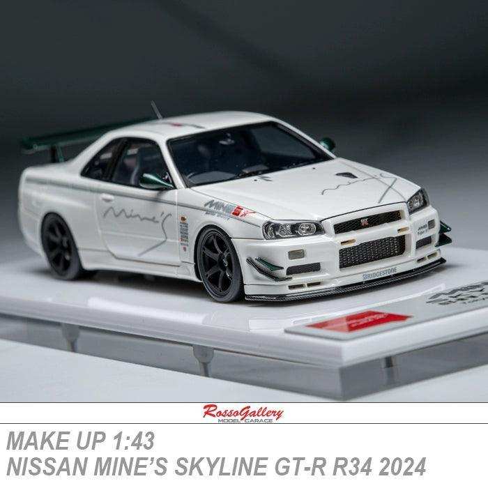 MAKE UP 1:43 Nissan Mine'S GTR R34 - Diecast Car Factory