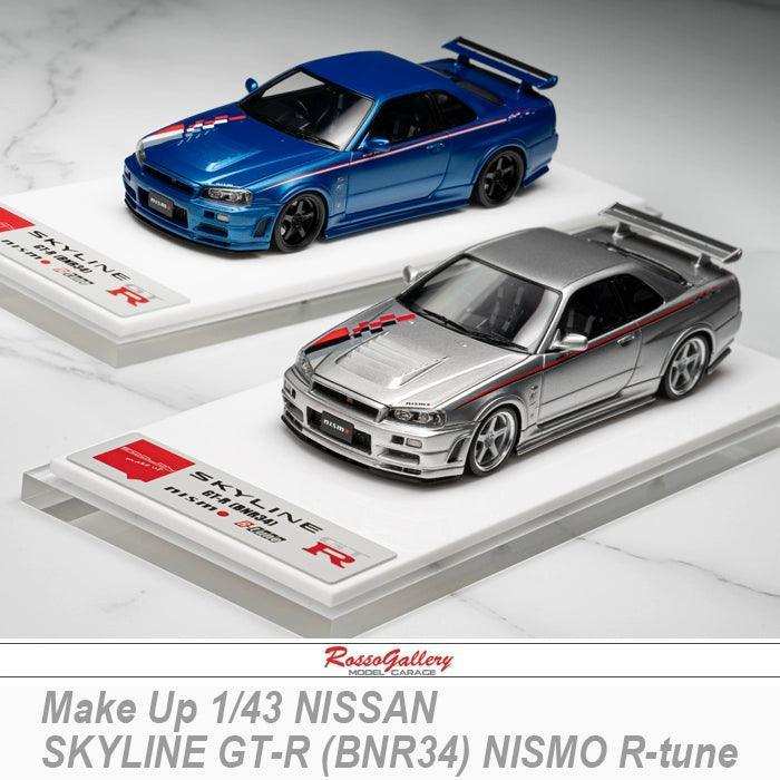 MAKE UP 1:43 NISSAN SKYLINE GTR R34 NISMO R-tune - Diecast Car Factory