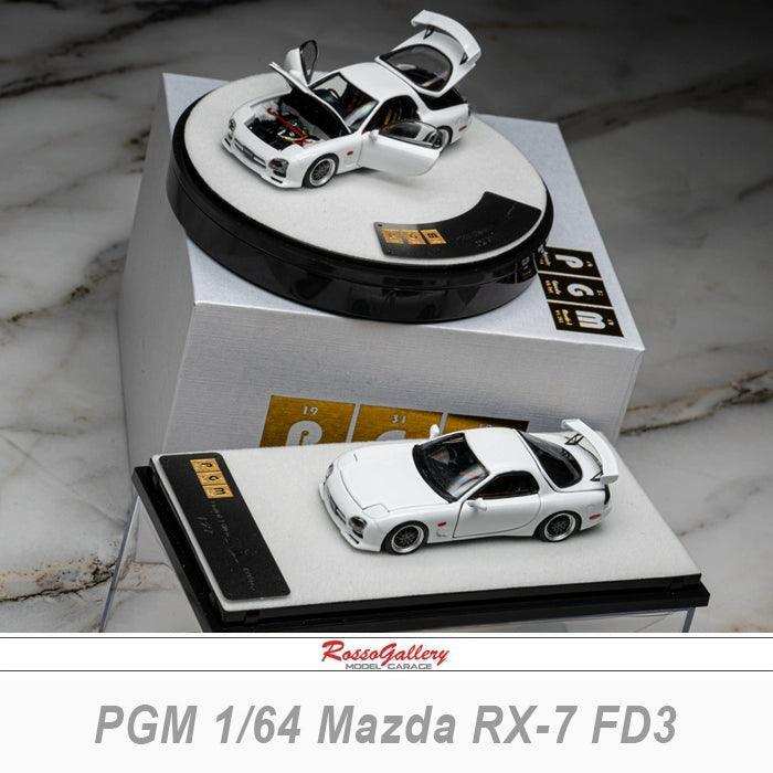 PGM 1:64 Mazda RX7 FD3 White - Diecast Car Factory